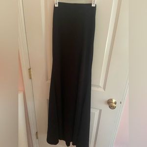New B. Darlin Black Maxi Skirt Sz 1-2 XS
